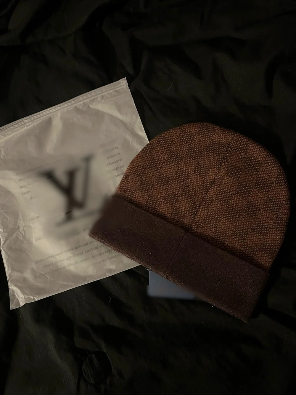 Louis Vuitton Brown Monogram Beanie Hat
